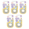 Pigeon Skin Friendly Dummy 6-18 Months Size L Pack of 5
