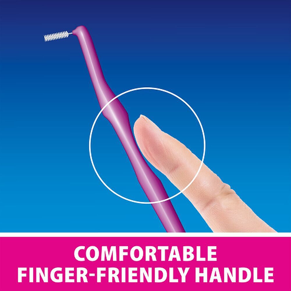 Piksters Right Angle Interdental Brush Purple Size 1 6 Pack x 10