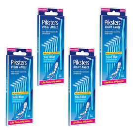 Piksters Right Angle Interdental Brush Blue Size 5 26 Pack x 10 Bundle of 4