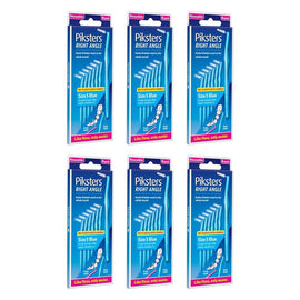 Piksters Right Angle Interdental Brush Blue Size 5 26 Pack x 10 Bundle of 6