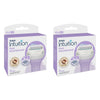 Schick Intuition Pure Nourishment Razor Refills 4 Pack Bundle of 2