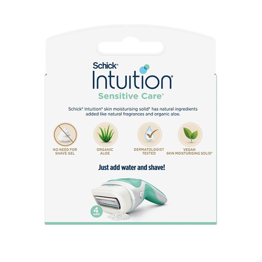 Schick Intuition Sensitive Care Razor Refills 4 Pack