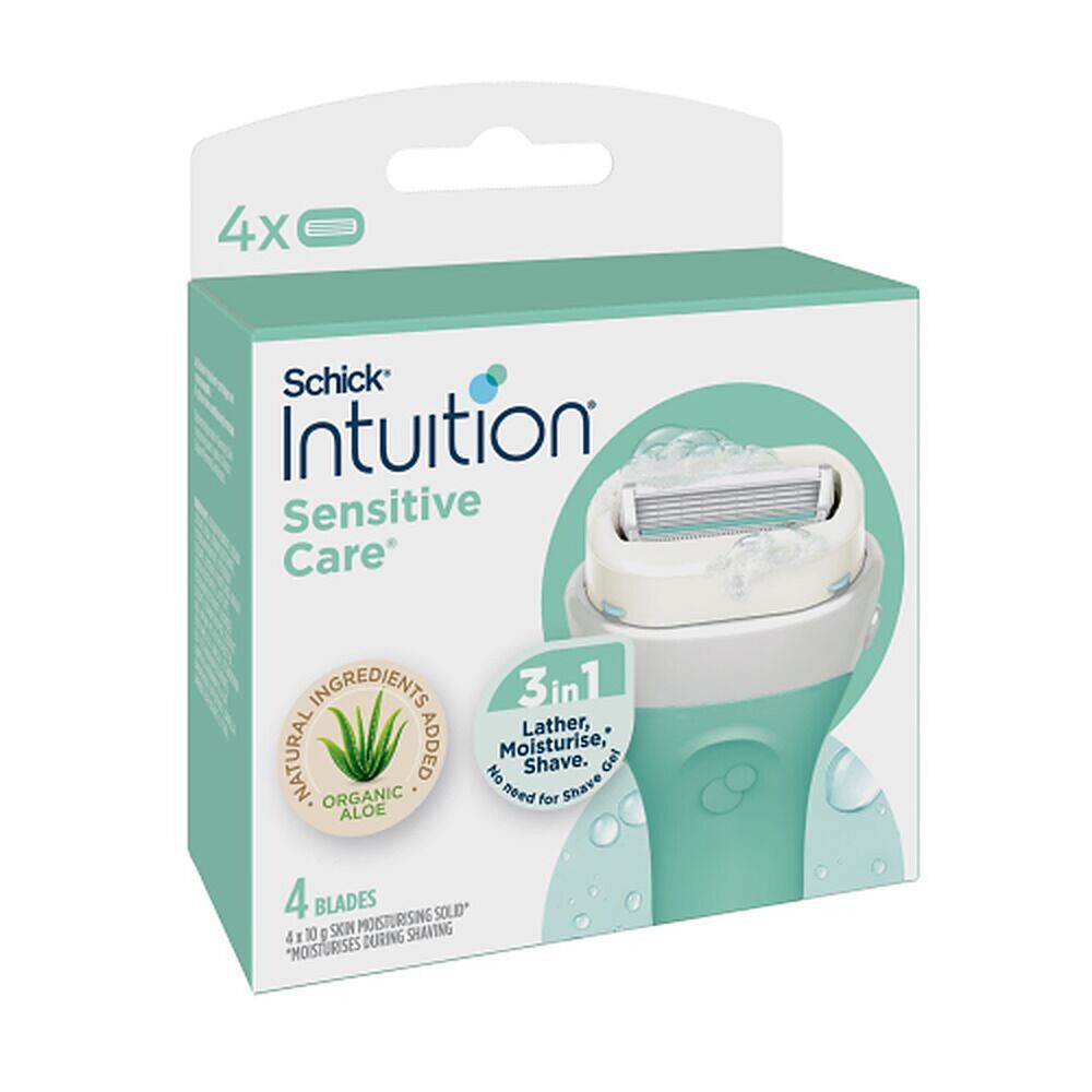 Schick Intuition Sensitive Care Razor Refills 4 Pack
