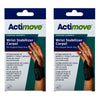 Actimove Wrist Stabiliser Carpal Right/Left Universal Black Pack of 2