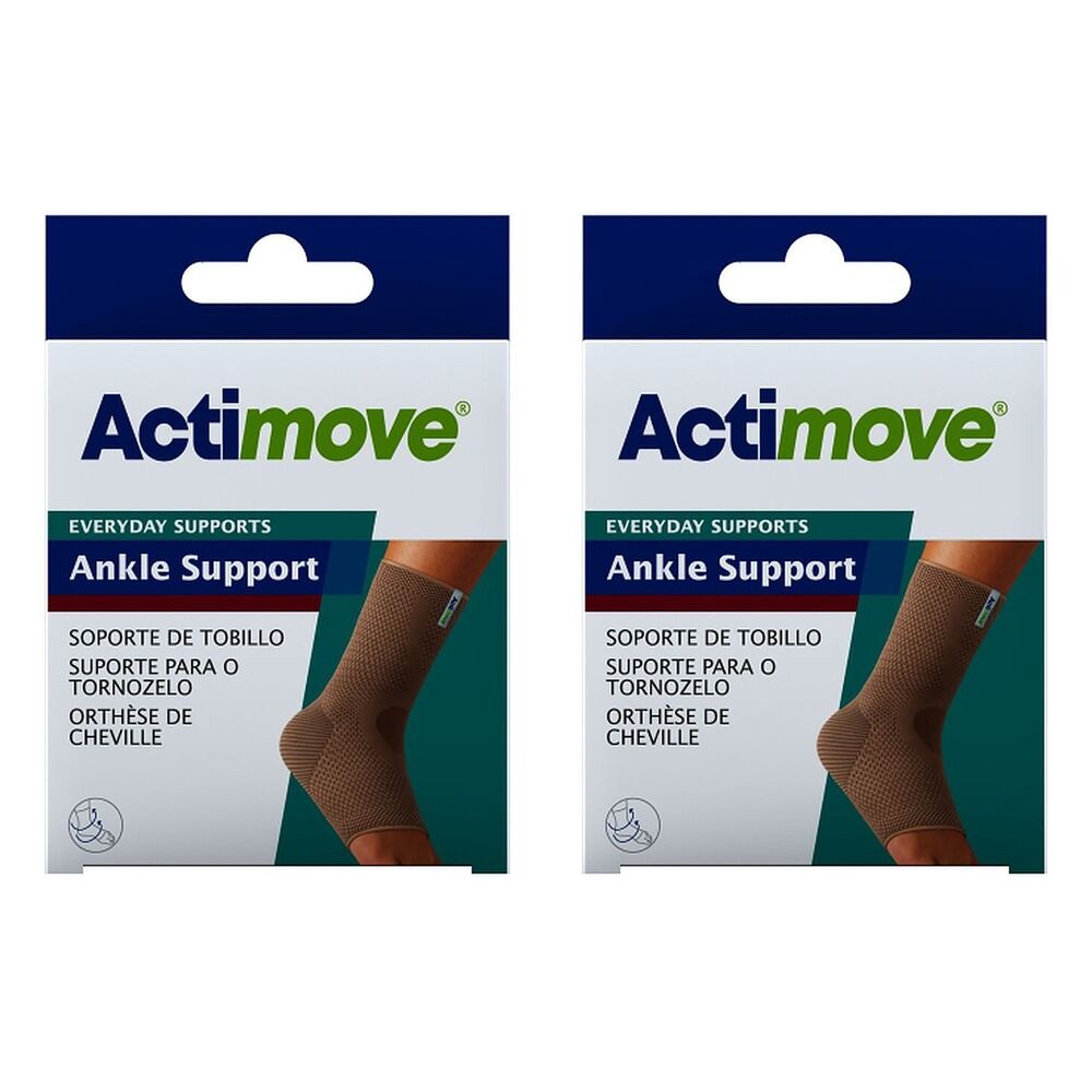 Actimove Everyday Ankle Support Large Beige Pack of 2
