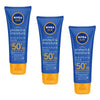 Nivea Sun Protect & Moisture Lock SPF50+ Lotion 100mL Pack of 3