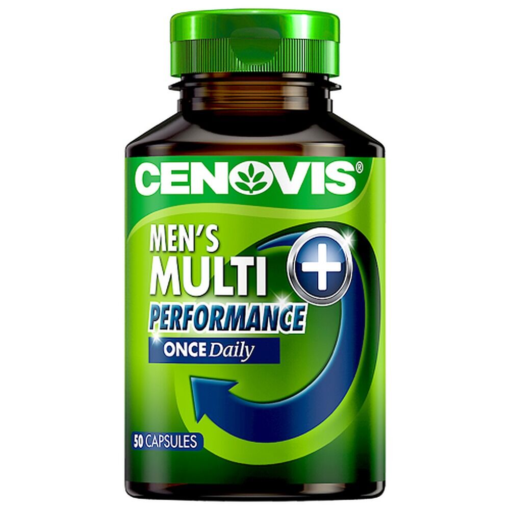 Cenovis Men's Multi + Performance 50 Capsules x 3