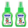 Isocol Rubbing Alcohol Antiseptic Cleanser 75mL Pack of 2