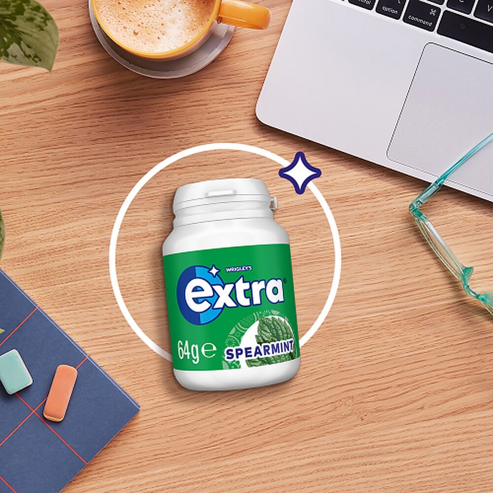 Extra Spearmint Sugar Free Chewing Gum 64g x 6