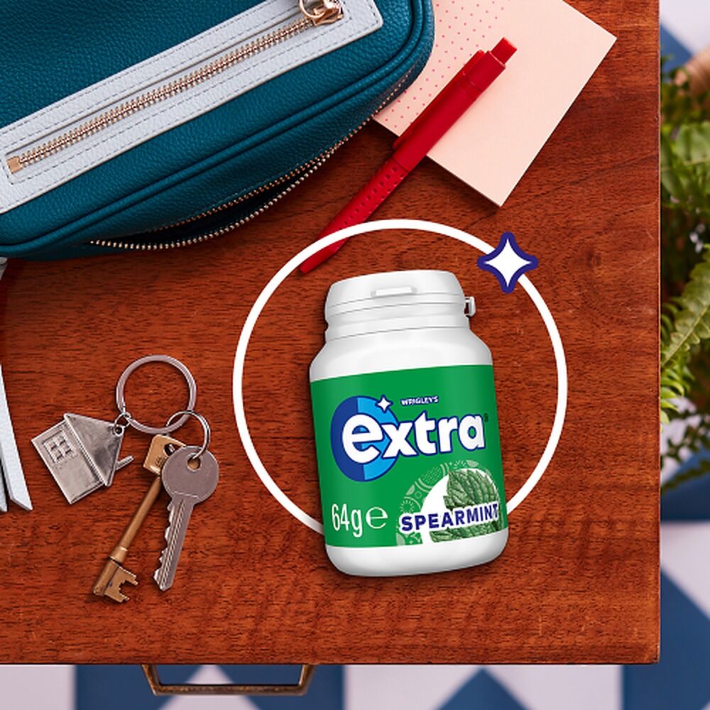 Extra Spearmint Sugar Free Chewing Gum 64g x 6