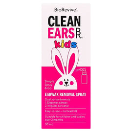 BioRevive CleanEars Kids Earwax Removal Spray 30mL