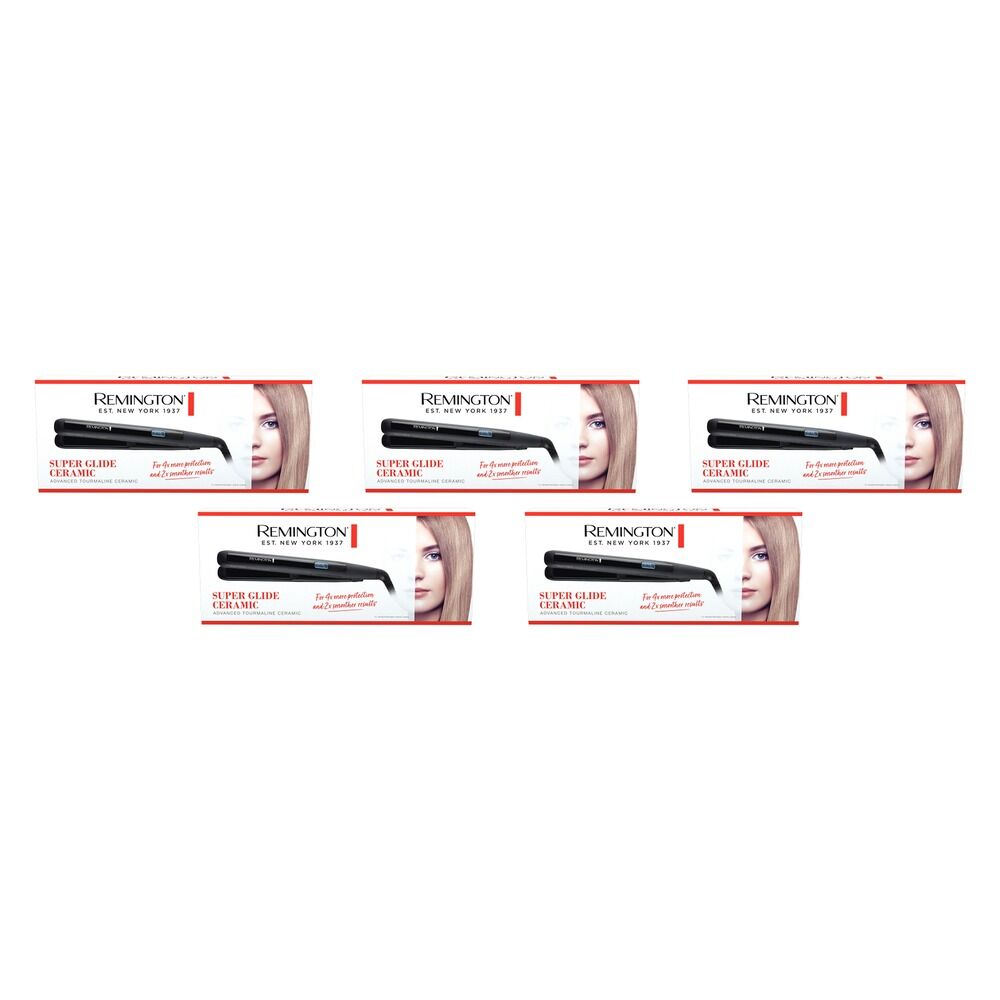 Remington Super Glide Ceramic Straightener Pack of 5