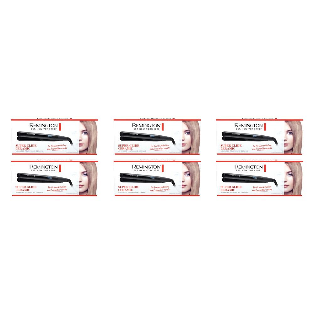 Remington Super Glide Ceramic Straightener Pack of 6