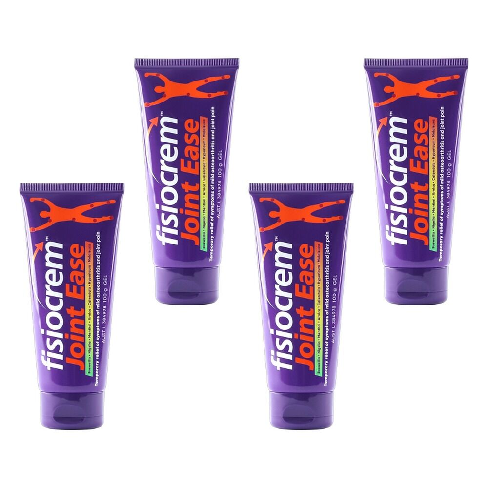 Fisiocrem Joint Ease Massage Gel 100g Pack of 4