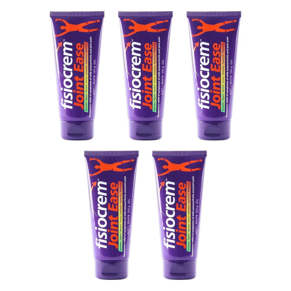 Fisiocrem Joint Ease Massage Gel 100g Pack of 5
