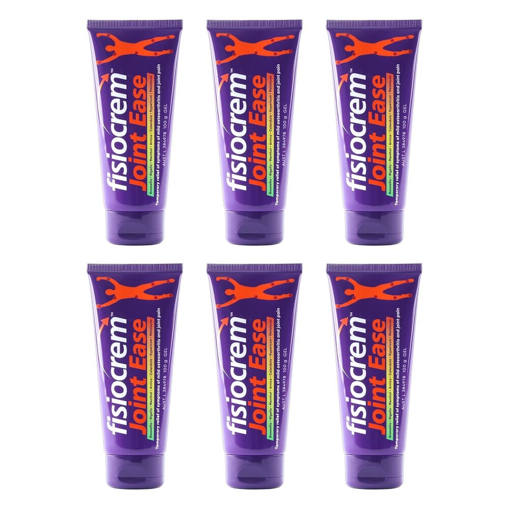 Fisiocrem Joint Ease Massage Gel 100g Pack of 6