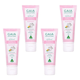 GAIA Natural Probiotic Toothpaste Bubblegum 50g Pack of 4