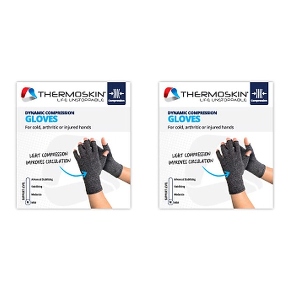 Thermoskin Dynamic Compression Gloves Small Pair Pack of 2