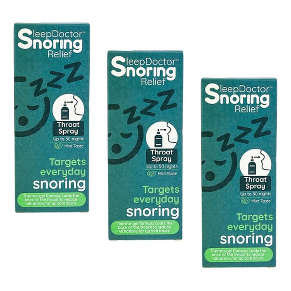 Sleep Doctor Throat Spray 23.5mL Pack of 3