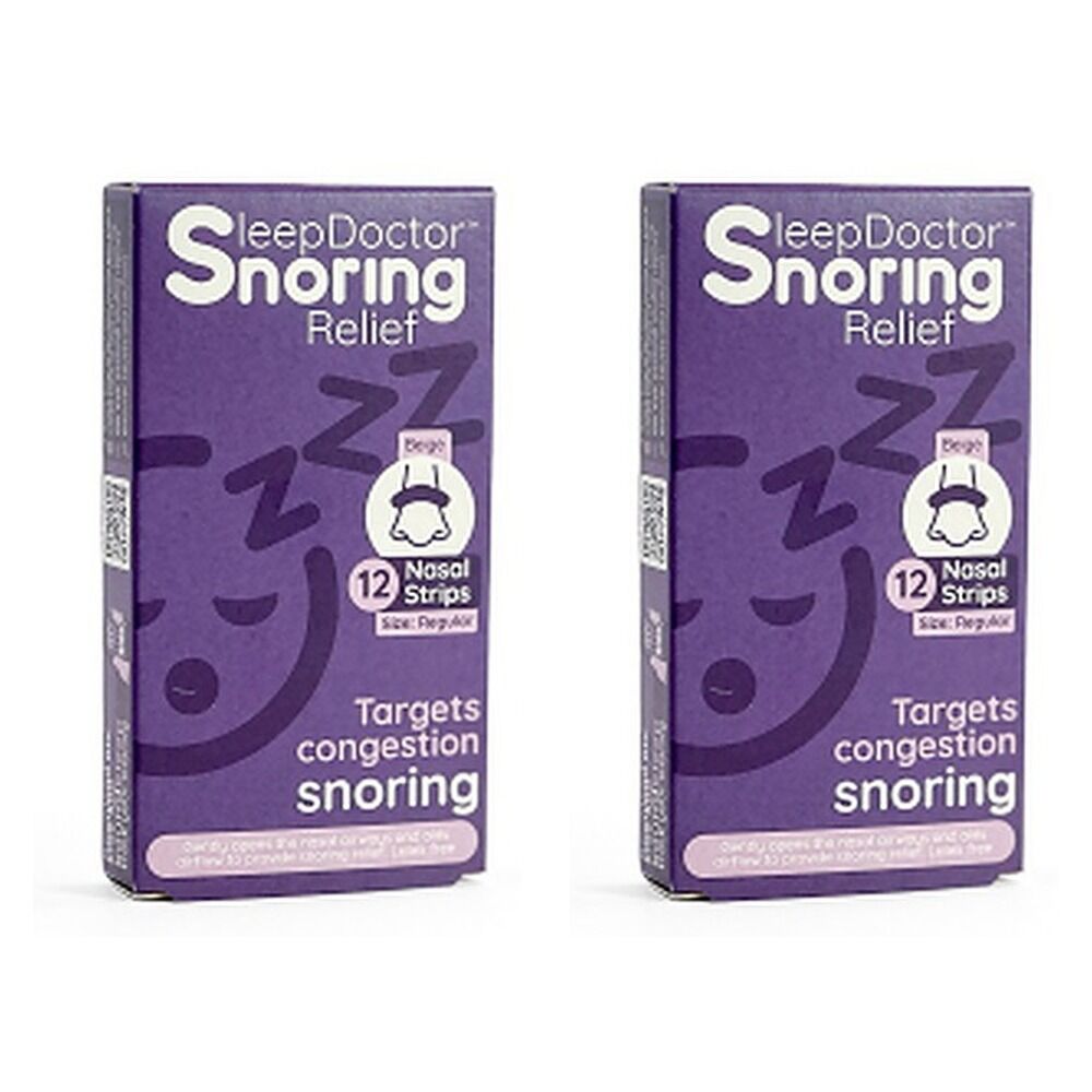 Sleep Doctor Nasal Strips Small 12 Pack Bundle of 2