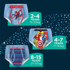 Huggies DryNites Night Time Pants Boys 8-15 Years 8 Pack x 3