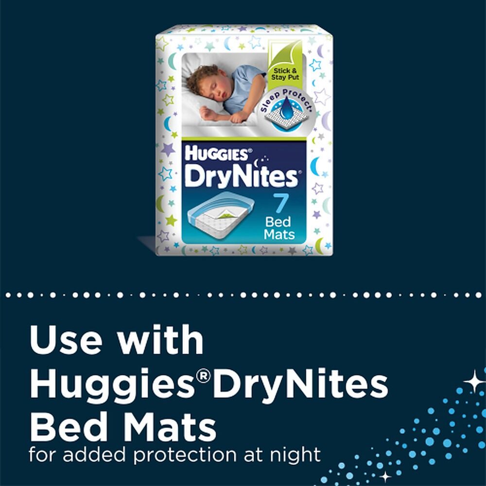 Huggies DryNites Night Time Pants Boys 8-15 Years 8 Pack x 3
