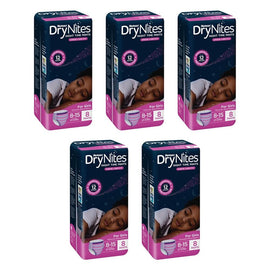 Huggies DryNites Night Time Pants Girls 8-15 Years 8 Pack x 3 Bundle of 5