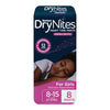 Huggies DryNites Night Time Pants Girls 8-15 Years 8 Pack x 3