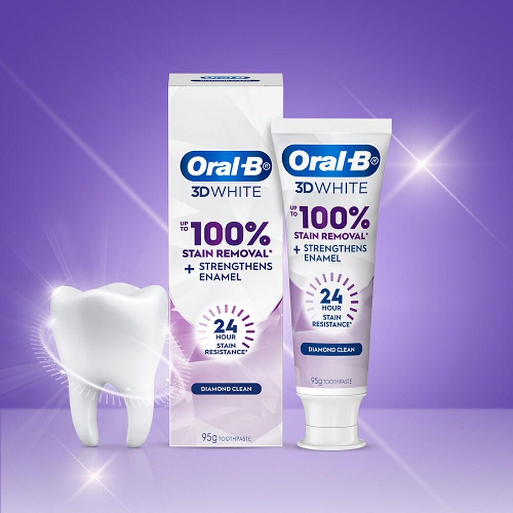 Oral-B 3D White Lasting White Enamel Strong Toothpaste 95g