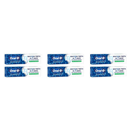 Oral-B 3D White Long Lasting Freshness Toothpaste 110g Pack of 6