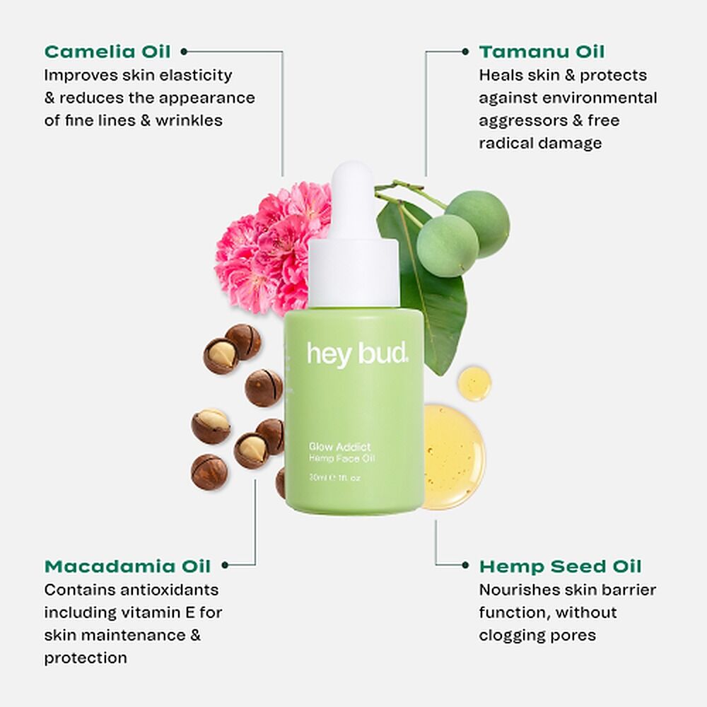 Hey Bud Hemp Face Oil 30mL
