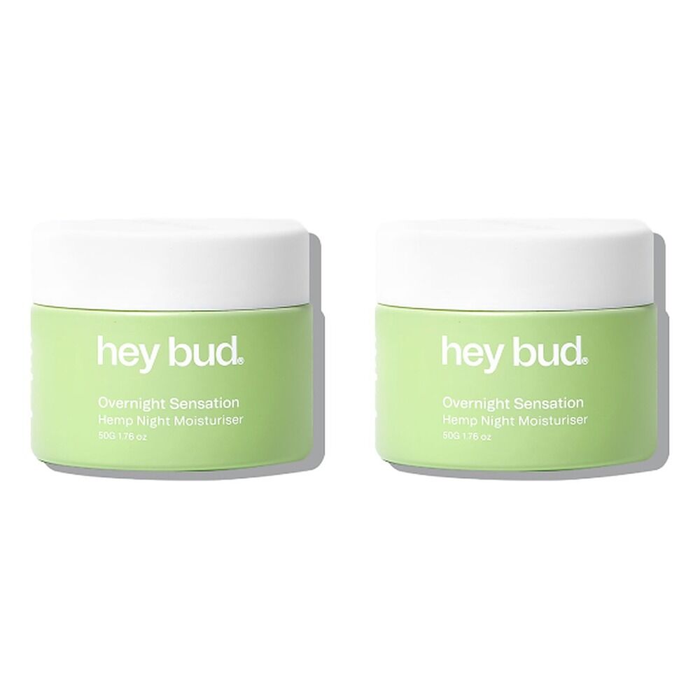 Hey Bud Hemp Night Moisturiser 50g Pack of 2