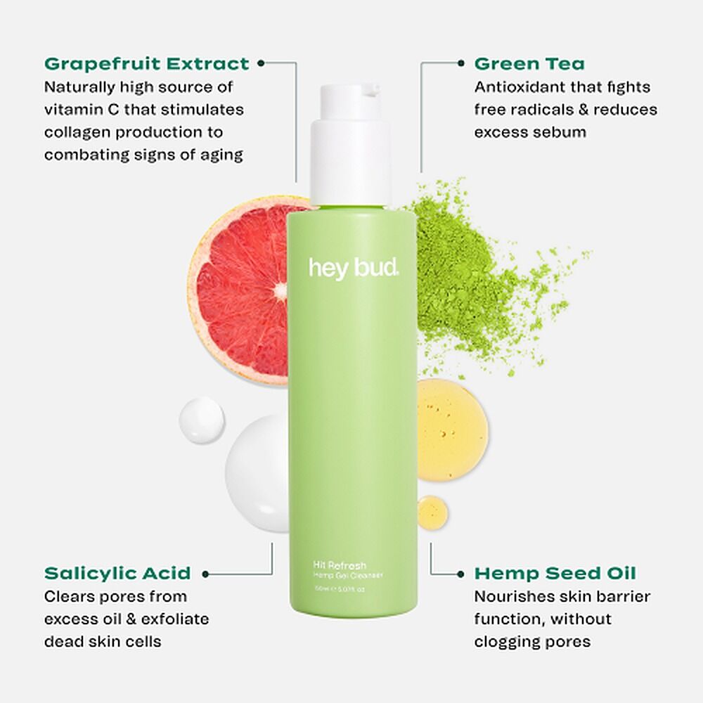 Hey Bud Daily Hemp Gel Cleanser 150mL