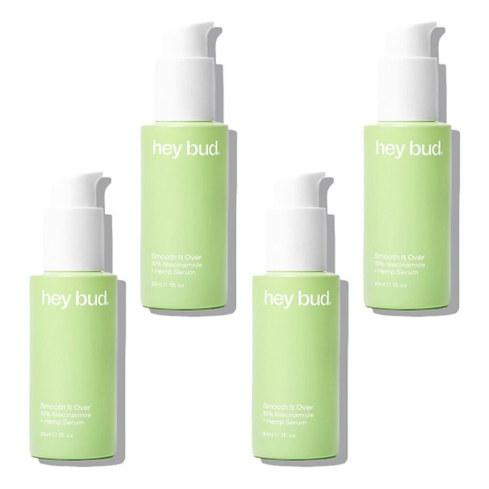 Hey Bud Niacinamide + Hemp Serum 30mL Pack of 4