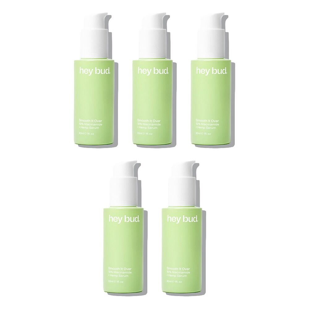 Hey Bud Niacinamide + Hemp Serum 30mL Pack of 5