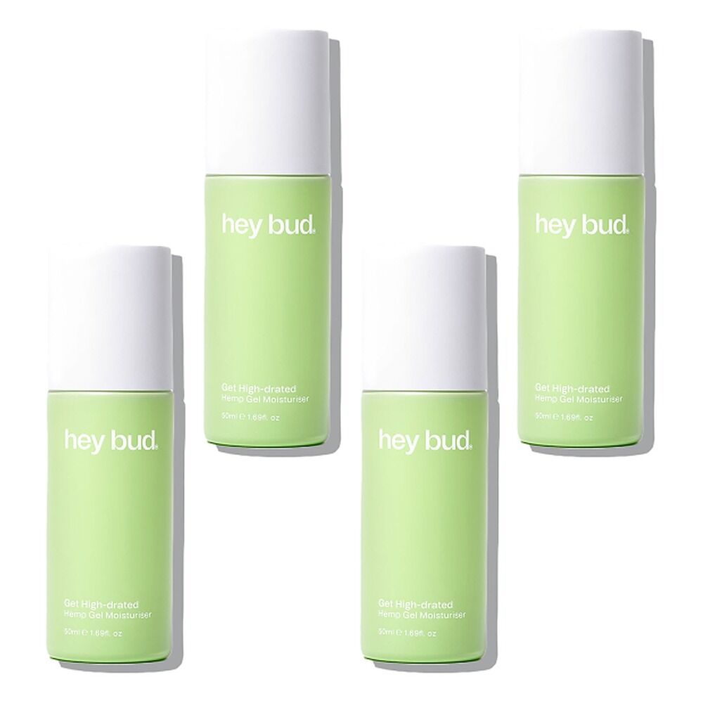 Hey Bud Hemp Gel Moisturiser 50mL Pack of 4
