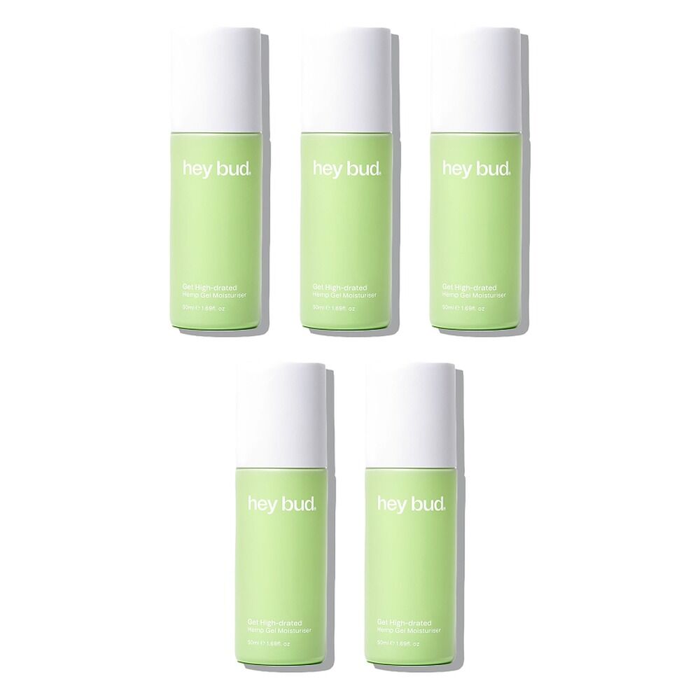 Hey Bud Hemp Gel Moisturiser 50mL Pack of 5