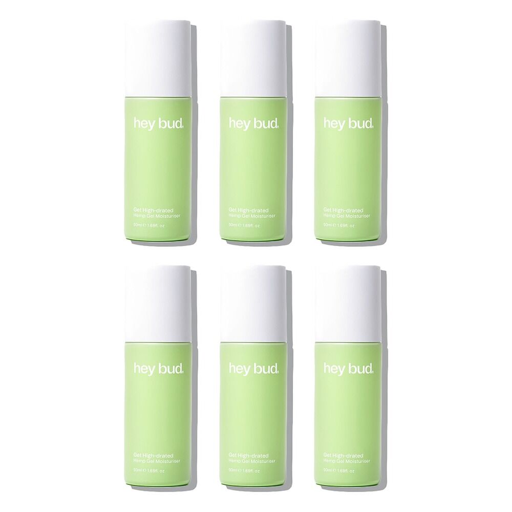 Hey Bud Hemp Gel Moisturiser 50mL Pack of 6