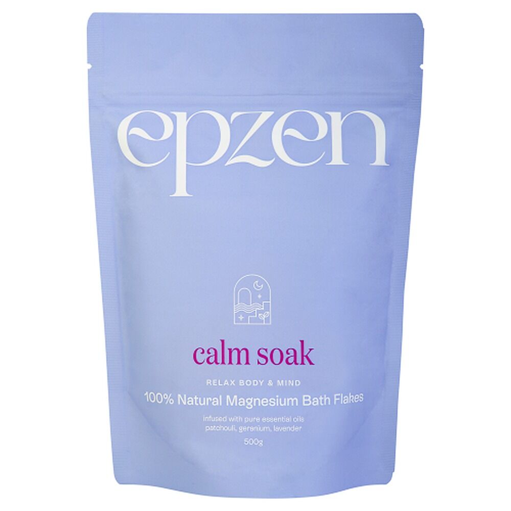 EpZen Calm Soak Magnesium Bath Flakes 500g