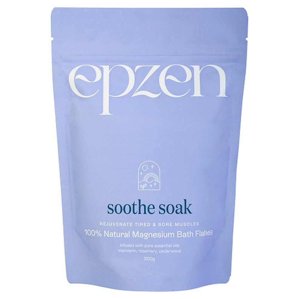 EpZen Soothe Soak Magnesium Bath Flakes 500g
