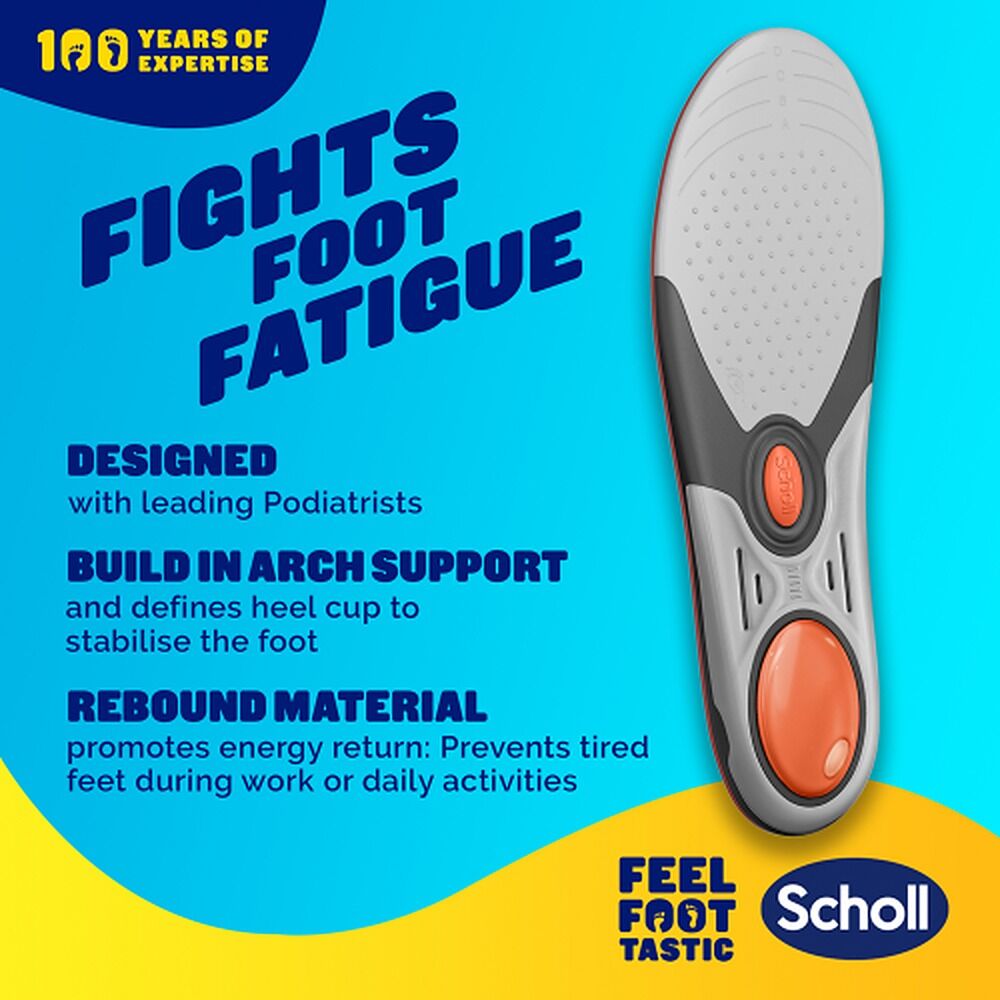 Scholl LiquiFlex Extra Support Insole Small 4.5-8.5