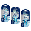 Schick Silk Hydro Sensitive Care Disposable Razors 2 Pack Bundle of 3