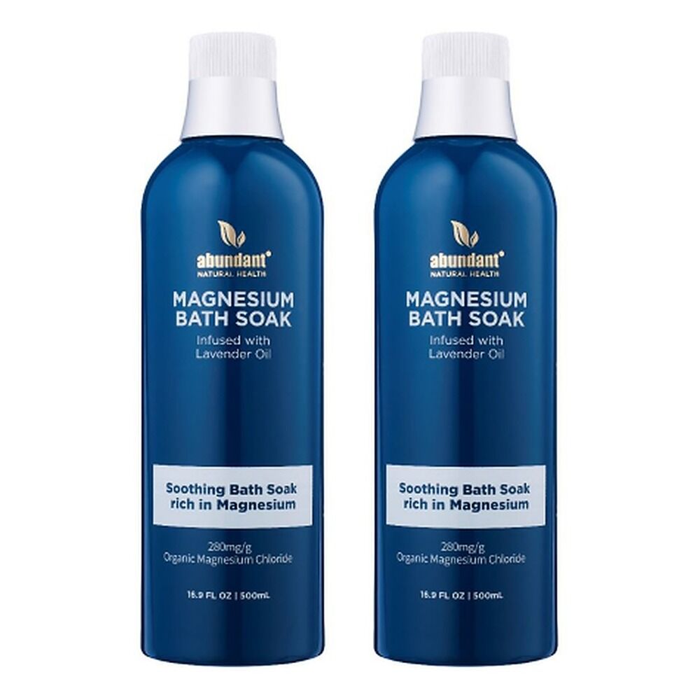 Abundant Ocean Magnesium Bath Soak 500ml Pack of 2