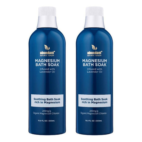 Abundant Ocean Magnesium Bath Soak 500ml Pack of 2