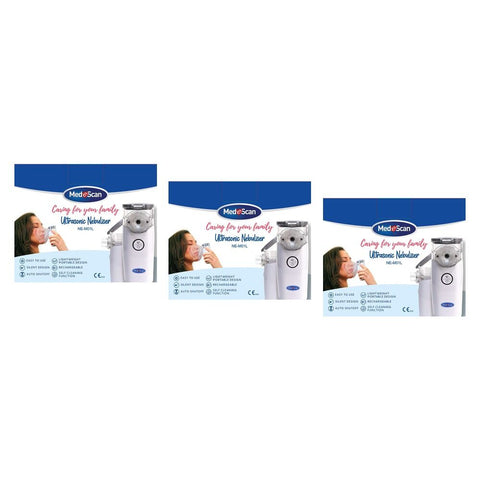 Medescan Ultrasonic Nebuliser Kit Pack of 3