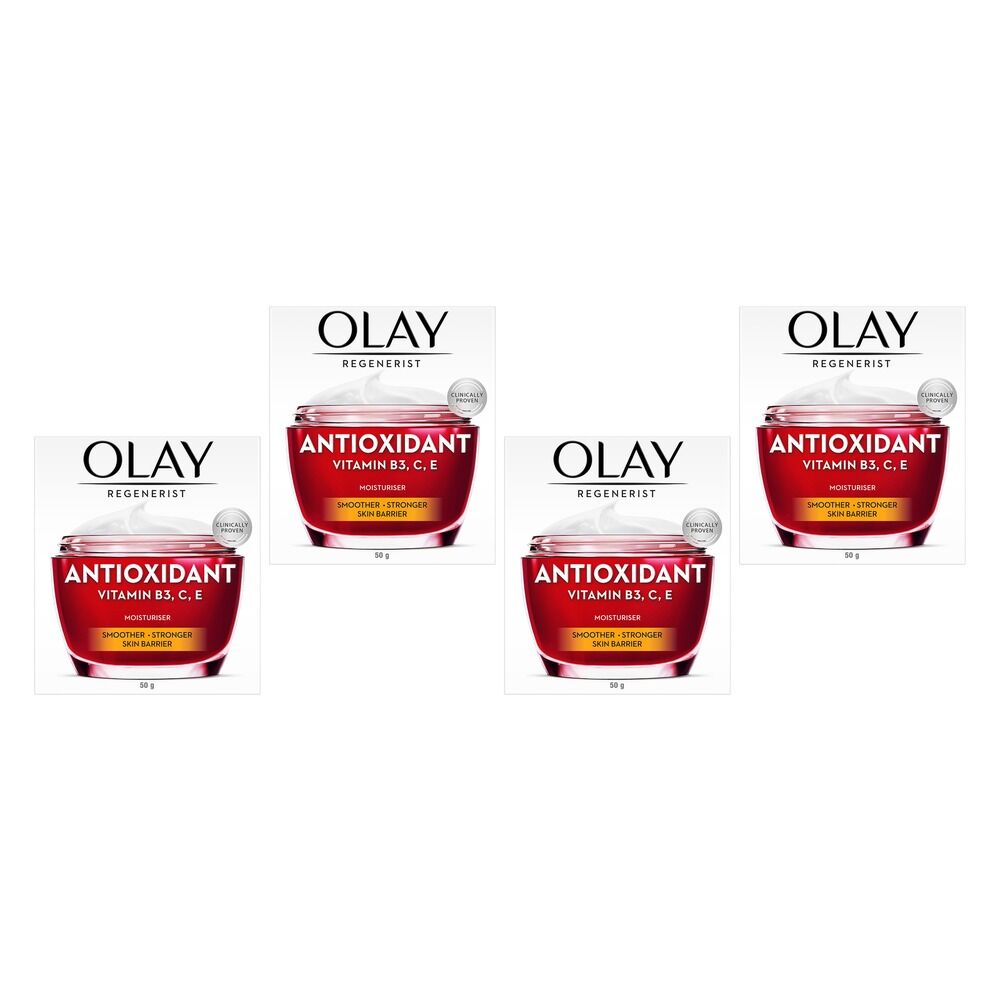 Olay Regenerist Antioxidant Face Cream 50g Pack of 4