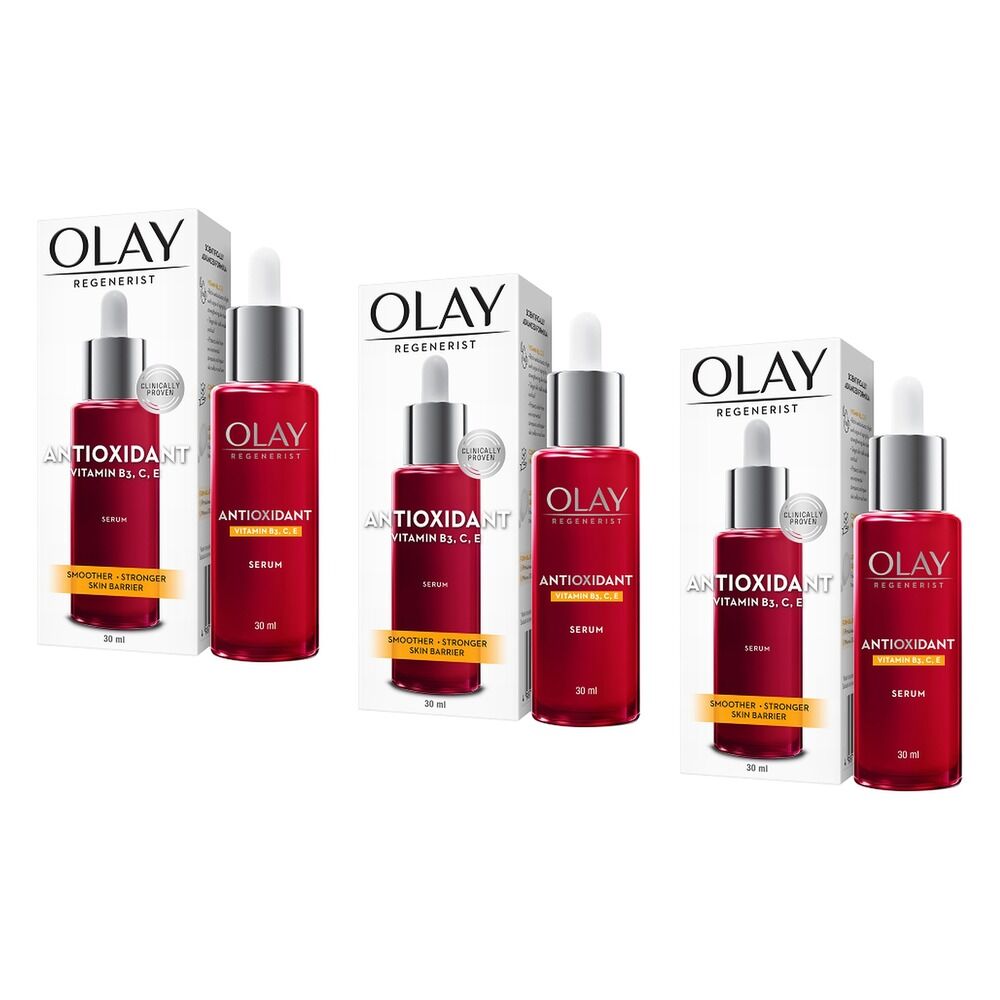 Olay Regenerist Antioxidant Face Serum 30mL Pack of 3