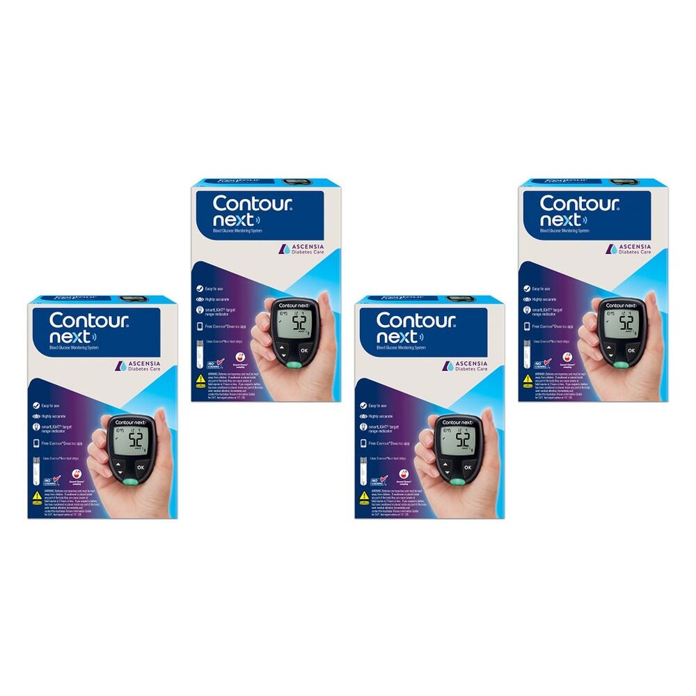 Contour Next Blood Glucose Meter Pack of 4