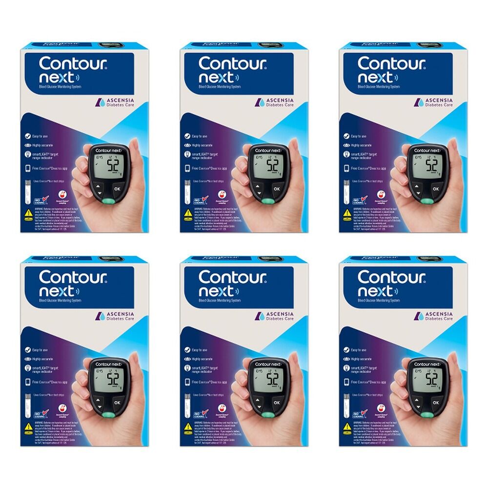 Contour Next Blood Glucose Meter Pack of 6