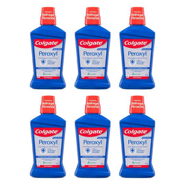 Colgate Peroxyl Oral Hygiene Mouth Rinse 473mL Pack of 6